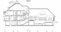 Проект узкого четырёхэтажного дома из кирпича в стиле барокко с цокольным этажом и эркерами, с площадью до 550 кв м - LK-139