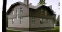 Проект двухэтажного дома из кирпича с мансардой - V10-75