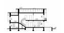 Проект узкого двухэтажного дома из керамоблоков с одноместным гаражом - SK-11