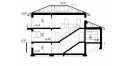 Проект квадратного двухэтажного коттеджа из керамоблоков в европейском стиле с двухместным гаражом и погребом - VV-22