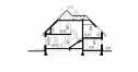 Проект жилого двухэтажного дома из керамоблоков с мансардой и одноместным гаражом - VR-13