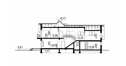 Проект узкого двухэтажного дома из керамоблоков с двухместным гаражом и камином - LG-71