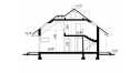 Проект двухэтажного  дома из керамоблоков с двухместным гаражом ,квадратный дом ,  камином и кабинетом -MA-10