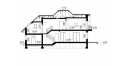 Проект узкого двухэтажного дома из керамоблоков с эркером и одноместным гаражом - SK-107