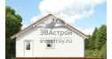 проект европейского узкого гаража из газобетона до 50 кв